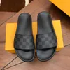 Paris chinelos de couro de luxo sapatos de designer moda sandálias masculinas verão ao ar livre sapatos de praia antiderrapante respirável sapatos casuais clássico impressão confortável sapatos planos