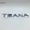 Estilo do carro para Nissan TEANA Letras cromadas Cauda Traseira Tronco Emblema Decalques 324v
