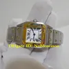 I Original Box Lady W20012C4 Yellow Gold Watch Quartz Roman Siffror Rostfritt stålarmband Kvinnor Watches Wristwatch Ladies WOM252N