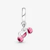 100% 925 sterling silver manubri cuore ciondola charms fit pandora originale braccialetto di fascino europeo moda donna matrimonio engagem215b