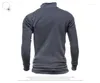 Vestes pour hommes Logo personnalisé Pull rétro Cardigan de sport Veste zippée en polaire Couleur unie Manteau ample Manches longues Col montant Vêtements de course