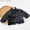 Coat Autumn Spring baby clothing artificial leather jacket casual zipper jacket children's jacket Z230720