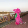 2018 Factory Adult Barney Cartoon Mascot Costumes On Adult Size249B
