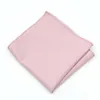 Bow Ties Soft Thin Solid Color Handkufe Polyester Classic Cool Tone Hankie 22cm Men Wedding Party Business Dail Accessory