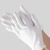 24 paires de gants blancs pur coton étiquette fine plaque de jeu perle tissu travail hommes et femmes travail travail protection porter Resist217H