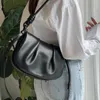 Paseo Tote Spanien axel remstil dumpling väska designer paseo vit brun 2023 lyx crossbody 25 cm knothandtag halvcirkel läder handväska