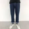 Summer Spring Fashion Pants Straight Casual Jeans Men's Slim Retro Blue2683