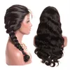 360 Полные кружевные бразильские парики для тела для волос для волос с детскими волосами с добыты
