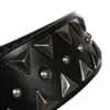 Cravates Au Cou En Cuir Véritable Heavy Metal Rivet Punk Ceintures Pour Hommes Rock Stud Cowboy Ceinture Ceinture Homme Taille Cinturon Mujer 230718