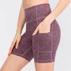 Shorts pour femme Short de yoga pour femme poche en cours d'exécution serré court taille haute exercice de compression de gymnastique exercice de gymnastique de jambe de yoga court 230718