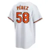 Jersey personnalisé Baltimore''Orioles''Men Femmes 39 Kyle Bradish 78 Yennier Cano 54 Coulombe 12 Adam Frazier 48 Kyle Gibson 21 Austin Hays 2 Henderson Baseball Jerseys