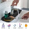 Keuken Opslag Siliconen Kraan Mat Voor Spoelbak Spons Afvoerrek Opvouwbare Spatvanger Badkamer Aanrechtbeschermer