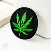 Leaves Size6 0X6 0cm DIY Cloth Patch Badge Embroidered Cute Badges Hippie Iron On Kids Cartoon Patches For Clothes Stickers292U