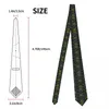 Strikjes Bob En Asaba Thema Mannen Stropdassen Casual Polyester 8 Cm Brede Groene Bladeren Nek Voor Herenpakken Accessoires Gravatas