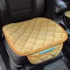 Car Seat Covers Coves Protector Mat Auto Cushion Non-slip Keep Warm Winter Plush Velvet Back Pad Accessories