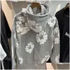 Men'S Plus Size Hoodies Sweatshirts Real Pics 3D Foam Printing Hoodie Men Women Fleece To Keep Warm Embroidered Letters Vintage Pl Dhhkf