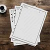 Notatniki Tak 50pcs rysunek notatnik wymazywany notebook cyfrowy wewnętrzny papierowy papier Diary DIY dla PU A5 Planner School Office Supplies 3004