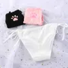 Sexy Bandage Lolita Panties Low Waist Lingerie Cute Claw Women's Briefs Low Waist Animation Underwear L230626