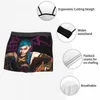 Underpants Arcane League Of Legends Copy Because You're A Jinx Breathbale Panties Man Underwear Sexy Shorts Boxer Briefs