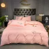 2022 Home Hotel Warm Washable Solid Color Cotton Comforter Sets Bedding