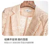 Women's Trench Coats Summer Online Celebrity Lace Openwork Small Suit Jacket Ladies Cropped Sleeves Temperament Western-style Thin Wind