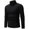 Men's Sweaters New Autumn Winter Fashion Brand Clothing Men's Sweaters Warm Slim Fit Turtleneck Men Pullover Knitted Sweater Men L230719