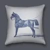 Light Luxury 45*45cm Pillowcase Printed Square Pillow Pop Horse Super Soft Velvet Texture Sofa Decorative Cushion Lumbar Pillow Cushion 2023071901