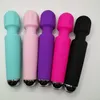 Poderoso clitóris dildo vibrador brinquedos sexuais para mulheres 20 padrões vibração varinha mágica massageador de ponto g masturbador feminino