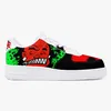 Doe-het-zelf schoenen ontwerper schoenen heren hardloopschoenen een voor mannen vrouwen platform casual sneakers Klassiek Wit Zwart cartoon graffiti groen trainers buitensporten 36-48 27778