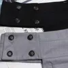 Cinture Cintura da donna doppia abbottonatura con tasca in tessuto stile cargo irregolare per abito camicia