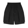 Shorts pour hommes 2023 été Style coréen personnalisé grande poche Design travail hommes décontracté ample Cargo taille M-XL