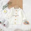 Pullover Baby Sweaters Cardigans Autumn Winter Casual Long Sleeve Knitted Newborn Boys Girls Jackets Coats Toddler Infant Clothes 0-18m HKD230719