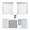 Curtain Air Conditioner Window Blind Baffles Easy Installation For Summer And Winter AC Use