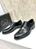 وصول 5 أ الأصلي الفاخرة العلامة التجارية الإيطالية للرجال الشقق الجلدية البريطانية Brogue Designer Shoes أحذية رسمية Oxfords ل