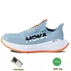 Scarpe da basket 2023 HOKA ONE Clifton Scarpe da ginnastica Runner Carbon X3 Triple Nero Bianco Azzurro Sport all'aria aperta Designer Scarpe da ginnastica Stile di vita Assorbimento degli urti 40