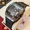 Orologi meccanici automatici Richares Orologio svizzero da uomo di fascia alta tendenza della moda bello fresco e prepotente nuovo orologio da uomo bagliore impermeabile