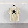 Men's T-Shirts Classic Summer Mens T-shirt Hip Hop Loose Oversize tee Five pointed Star Print High Street Fashion Brand Short Sleeve 230719