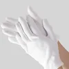 24 paires de gants blancs pur coton étiquette fine plaque de jeu perle tissu travail hommes et femmes travail travail Protection porter Resist259A