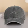 Ball Caps Chic Baseball Hat Curled Razer Round Kobiety szczytowe wspinaczki