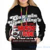 Herren-Kapuzenpullover, Herren-Sweatshirt für Damen, lustiger Captain Spaulding Murder Ride-Aufdruck, lässiger Kapuzenpullover, Streatwear