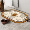 Bath Mats Non-slip Mat Polyester Bathroom Absorbent Bathtub Side Floor Carpet Rug Washroom Entrance Doormat Home Decor