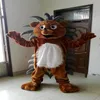 Högkvalitativa riktiga bilder Deluxe Hedgehog Brown Hedgehog Mascot Costume Mascot Cartoon Character Costume Adult Size 265p