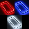 Universal Blue White Red Car 54LED Lighting Acrylic Plastic Aposition Plate Cover Frame271Z