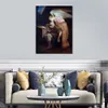 Большое абстрактное холст искусство поцелуй муза 1860 Пол Сезанн Ручная окрашенная масляная живопись Заявление для дома