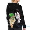 Felpe con cappuccio da uomo Felpa da uomo per donna Divertente Antisepticeye Vs Darkiplier Print Felpa con cappuccio casual Streatwear