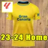 23 24 UD Soccer Jerseys JONATHAN VIERA 2023 2024 ROBER A. Lemos Araujo RODRYGO ONTIVEROS CASTRO MALAGUISTA football shirt top men kids kit uniforms home away Las Palmas