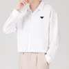 Designer casual herenoverhemd ijszijde ademende stof los en comfortabel dun zomeroverhemd effen eenvoudig overhemd