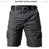 Heren Shorts Tactische Cargo Mannen Zomer Militaire Paintball Camouflage Waterdichte Korte Broek Leger Multi Pocket Werk