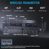 Autres appareils électroniques Phenyx Pro QuadChannel Mono Wireless IEM System Metal w 4 Bodypacks 4x25 UHF Frequencies Rack Mount for StudioBand 230719