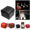 Single Watch Boxes Fashion Artificial Leather Square Jewelry Case Display Present Box Watches Portable Display Display Cabinet214K